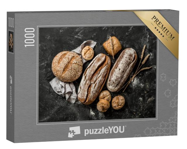 Puzzel 1000 stukjes „Rustiek knapperig brood en broodjes“