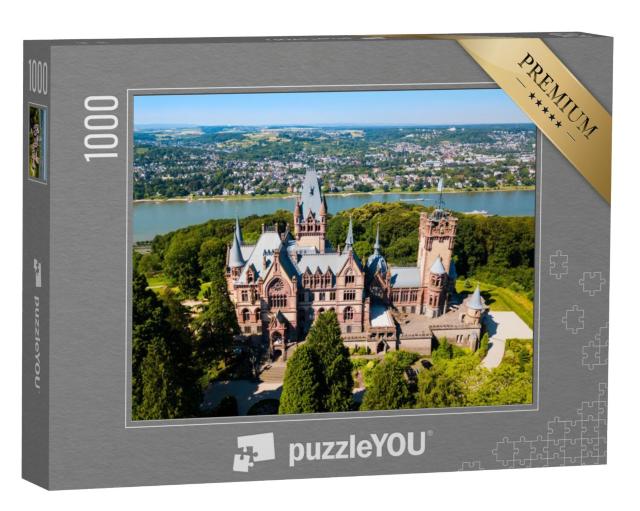 Puzzel 1000 stukjes „Kasteel Drachenburg bij Bonn in Königswinter aan de Rijn, Duitsland“