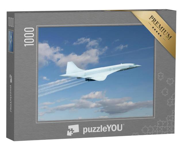 Puzzel 1000 stukjes „Concorde in supersonische vlucht“