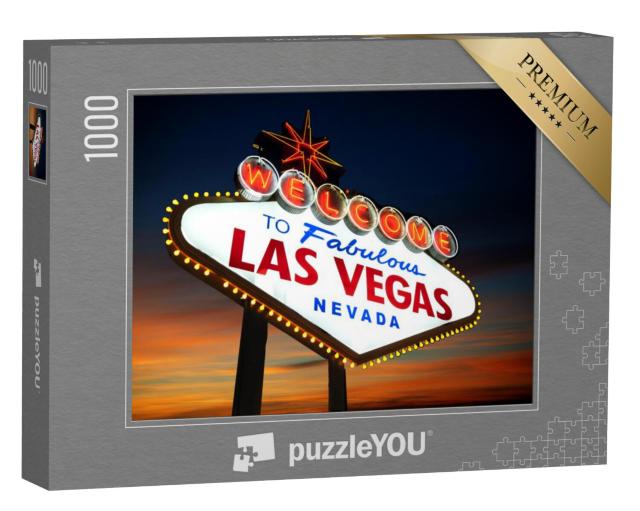 Puzzel 1000 stukjes „Welkom in Las Vegas!“