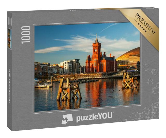 Puzzle 100 Teile „Cardiff Bay, Cardiff, Wales, Großbritannien“
