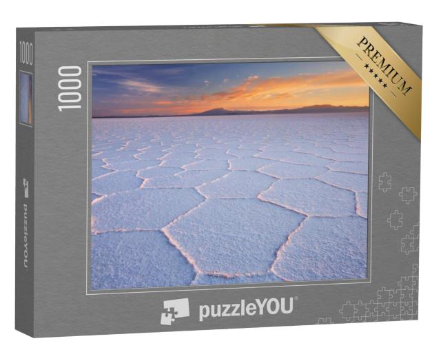 Puzzel 1000 stukjes „Het grootste zoutmeer ter wereld: Salar de Uyuni in Bolivia“