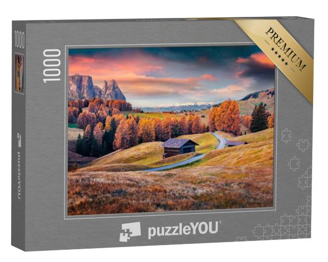 Puzzel 1000 stukjes „Seiser Alm, Italië“