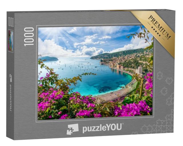 Puzzel 1000 stukjes „Villefranche sur Mer, regio Nice, Frankrijk“