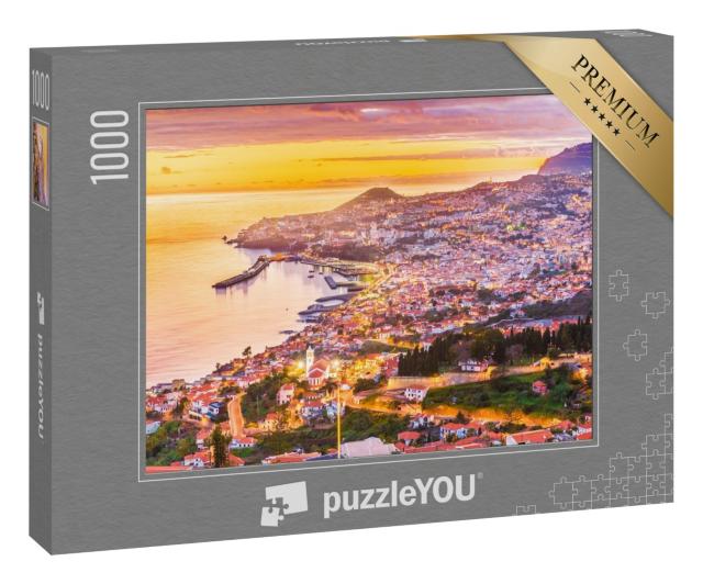 Puzzle 1000 Teile „Panoramablick über Funchal, Madeira, Portugal“