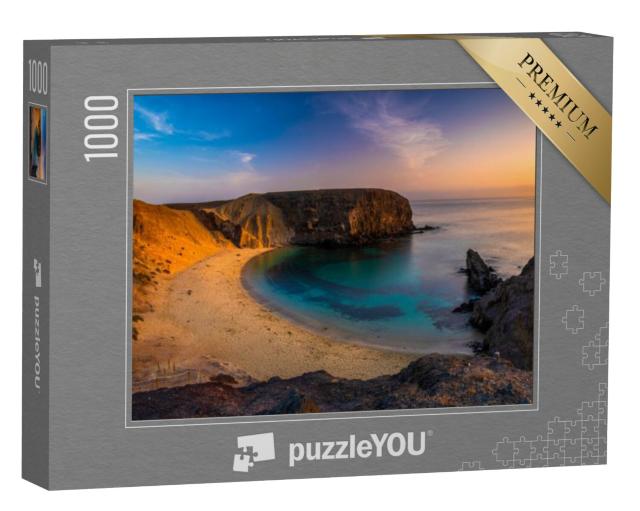 Puzzel 1000 stukjes „Papagayo strand op Lanzarote“