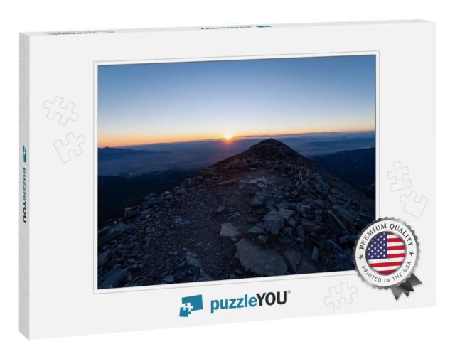 This Was Shot on the Summit of Wheeler Peak in Great Basi... Jigsaw Puzzle
