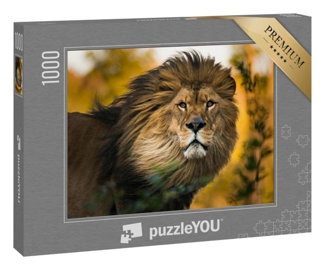 Puzzle 100 Teile „König der Löwen: Porträt“