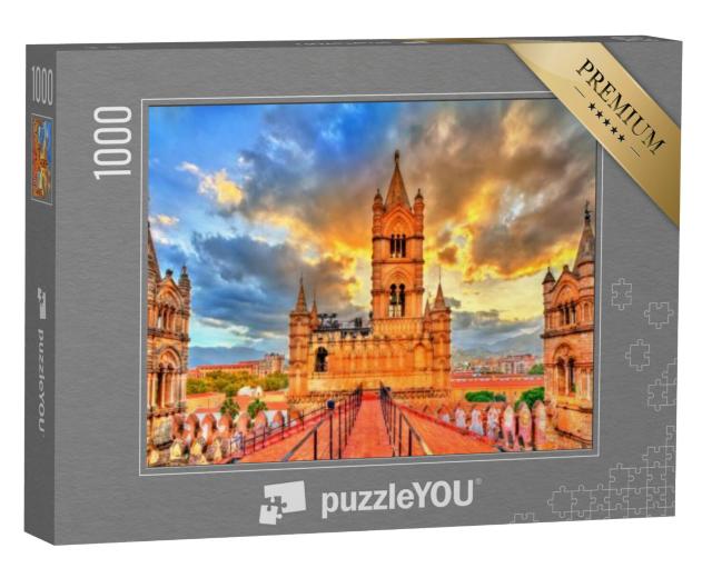 Puzzel 1000 stukjes „De kathedraal van Palermo, Sicilië“