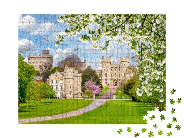Puzzle 1000 Teile „Long Walk zum Schloss Windsor, England“