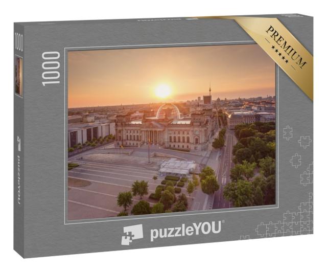 Puzzle „Berlin mit Sonnenaufgang am Reichstag“