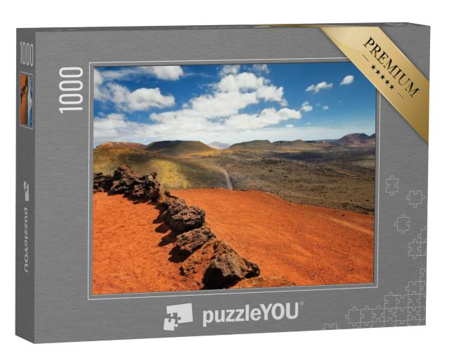 Puzzel 1000 stukjes „Vuurbergen, nationaal park Timanfaya op het eiland Lanzarote“