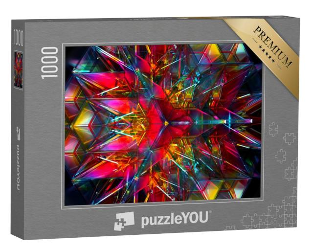 Puzzel 1000 stukjes „Abstracte kunst in 3D“