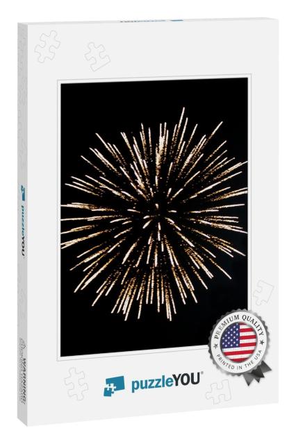 View of Fireworks, Holiday Fireworks... Jigsaw Puzzle