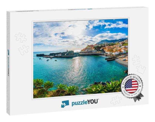 Camara De Lobos, Harbor & Fishing Village, Madeira Island... Jigsaw Puzzle