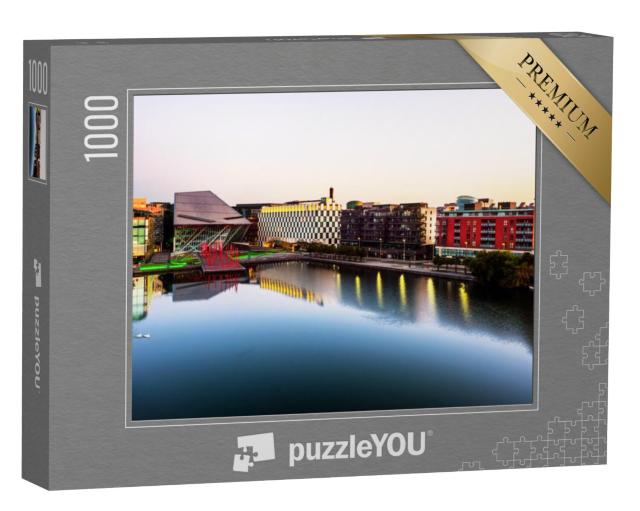 Puzzel 1000 stukjes „Grand Canal Docks in Dublin, Ierland“