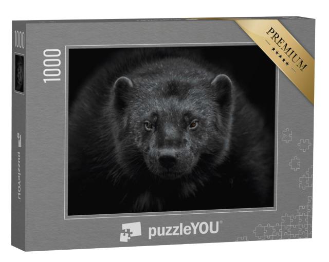 Puzzel 1000 stukjes „Close-up van een veelvraat“