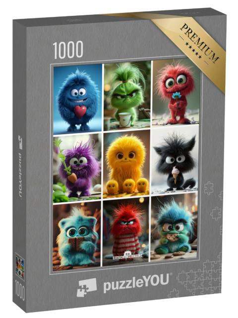 Puzzel 1000 stukjes „LITTLEMONSTERTIME: Collage“