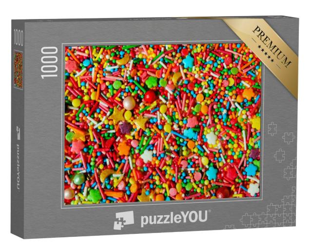 Puzzel 1000 stukjes „Kleurrijke hagelslag“