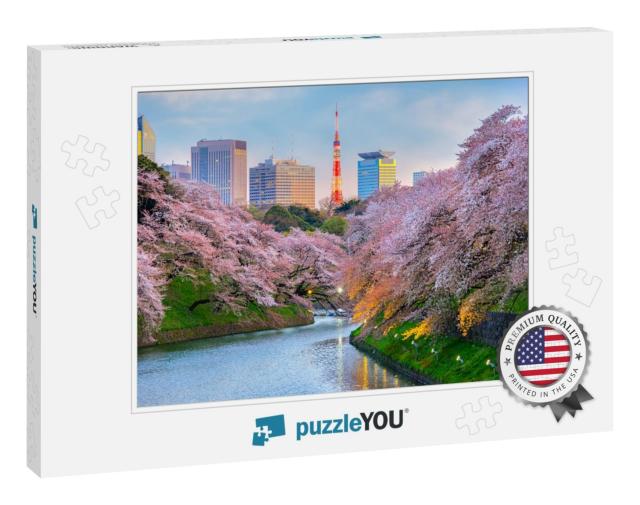 Chidorigafuchi Park During the Spring Season This Area is... Jigsaw Puzzle