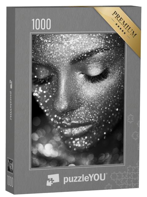 Puzzel 1000 stukjes „Ontwerp glitter make-up“