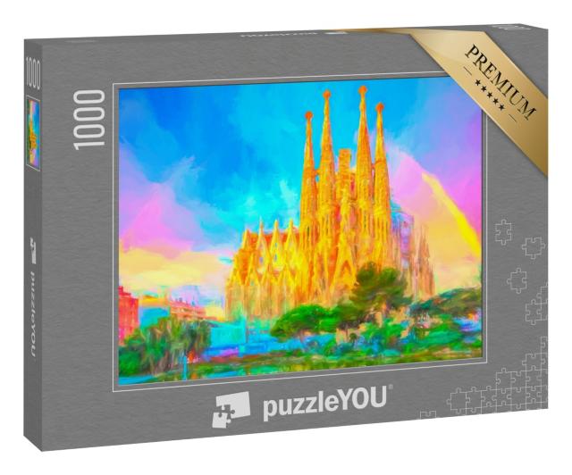 Puzzle „La Sagrada Familia von Antoni Gaudí“