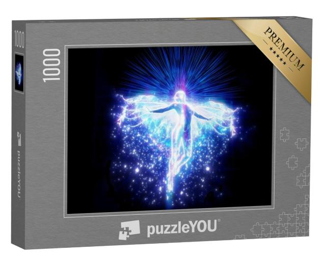 Puzzel 1000 stukjes „Een stralende engel“