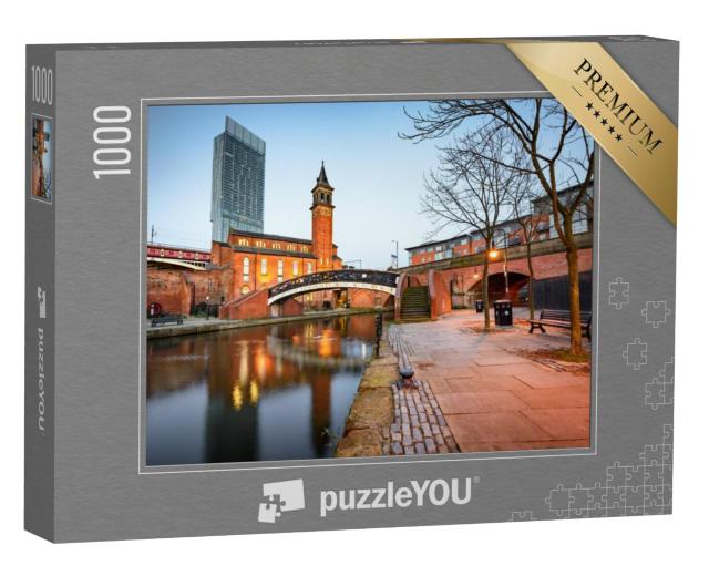 Puzzel 1000 stukjes „Kanaalzone in Manchester , Noordwest-Engeland“