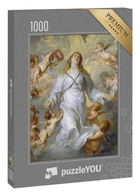 Puzzle 1000 Teile „Jungfrau als Fürsprecherin, von Anthony van Dyck, Ölgemälde“