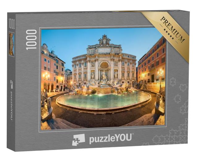 Puzzel 1000 stukjes „Trevifontein, Rome“