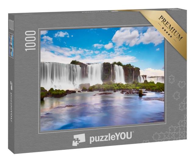 Puzzle 1000 Teile „Iguazu-Wasserfälle in Argentinien, Blick vom Teufelsschlund“