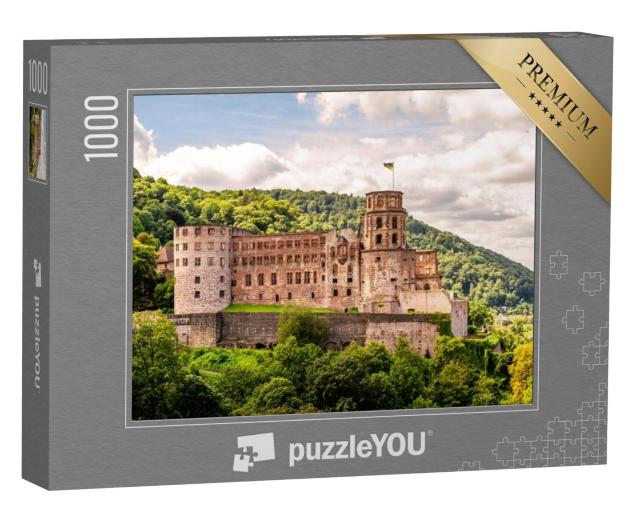 Puzzel 1000 stukjes „Majestueus kasteel Heidelberg“