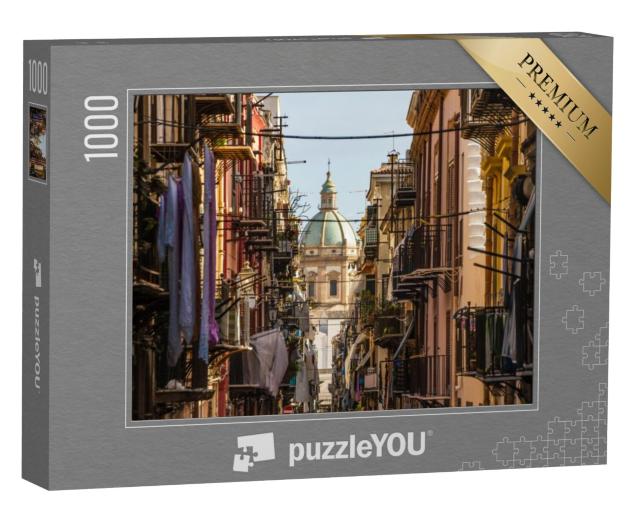 Puzzel 1000 stukjes „Kerk van San Matteo in het centrum van Palermo, Italië“