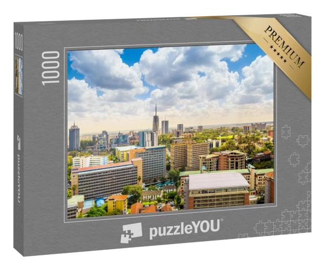 Puzzle 1000 Teile „Stadtzentrum von Nairobi, Kenia“