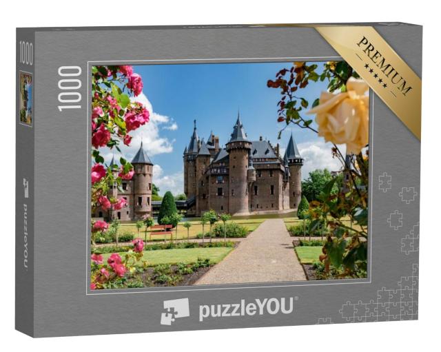 Puzzel 1000 stukjes „Kasteel de Haar in Utrecht“