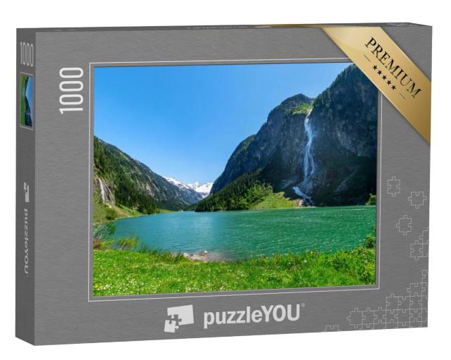 Puzzel 1000 stukjes „Prachtig natuurpark Zillertaler Alpen, Oostenrijk, Tirol“