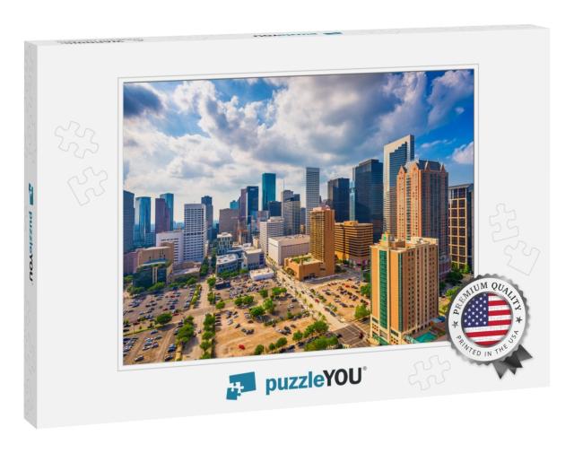 Houston, Texas, USA Downtown City Skyline... Jigsaw Puzzle