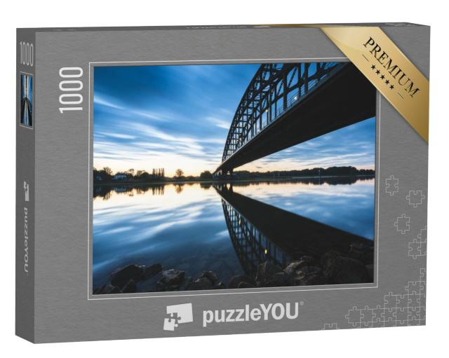 Puzzel 1000 stukjes „Oude IJsselbrug bij Zwolle in Overijssel, Nederland“