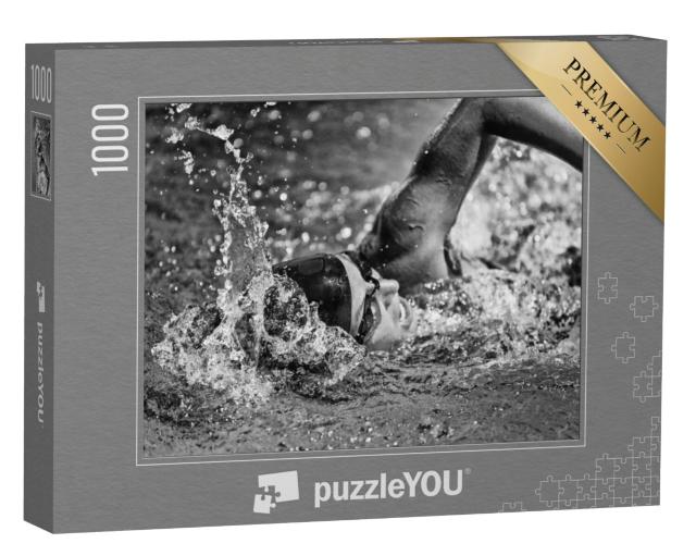 Puzzel 1000 stukjes „Snel zwemmen - water in beweging“