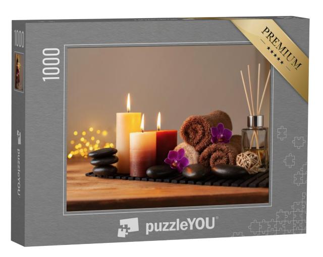 Puzzel 1000 stukjes „Schoonheidsbehandeling en wellness“