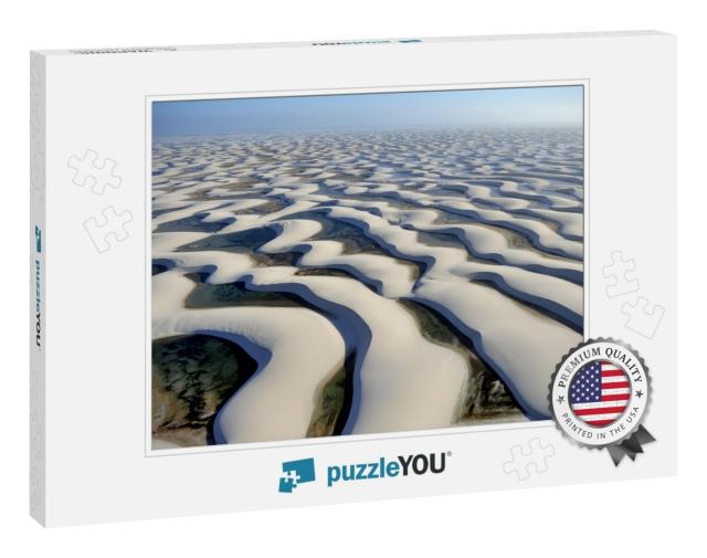 Maranhao State, Brazil - August. 21. 2010 Aerial View of... Jigsaw Puzzle