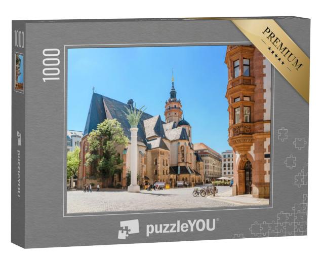 Puzzel 1000 stukjes „Nicolaaskerk, Leipzig, Duitsland“