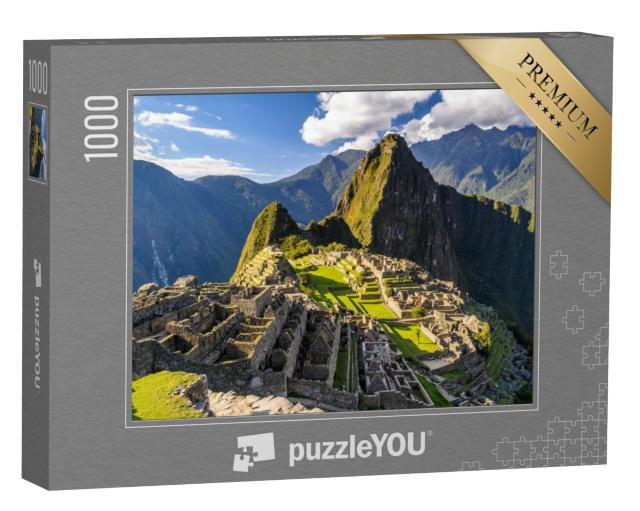 Puzzel 1000 stukjes „Machu Picchu, historisch heiligdom in Peru“