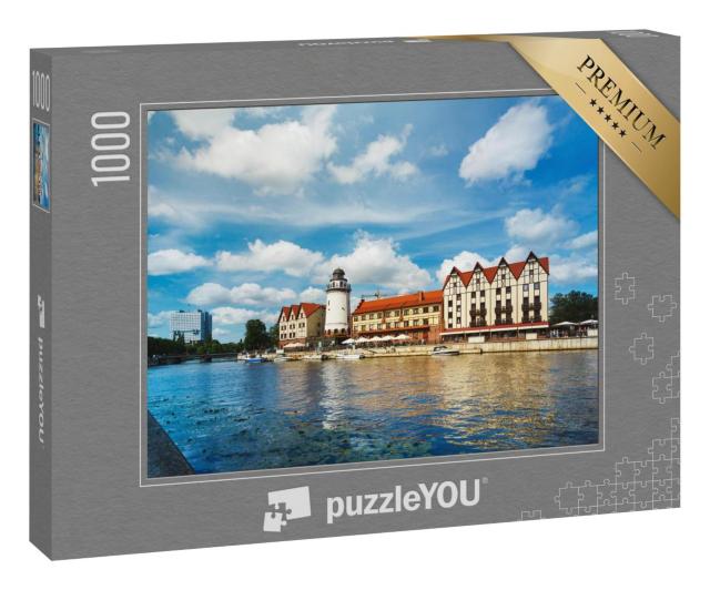 Puzzle 1000 Teile „Fischerdorf in Kaliningrad, Russland“