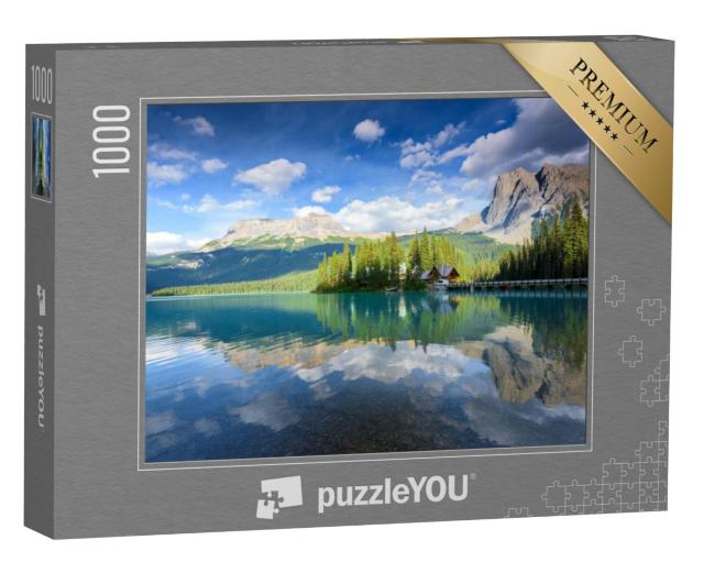 Puzzel 1000 stukjes „Emerald Lake in Banff National Park, Brits-Columbia, Canada“