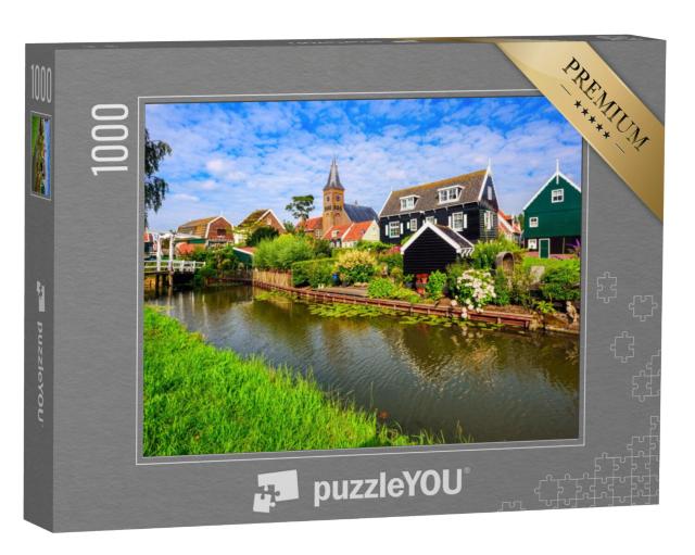 Puzzel 1000 stukjes „Marken, historisch dorp aan het Markermeer“