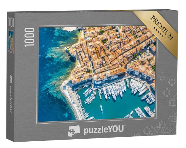 Puzzel 1000 stukjes „Uitzicht op Saint-Tropez, Cote d'Azur, Frankrijk“