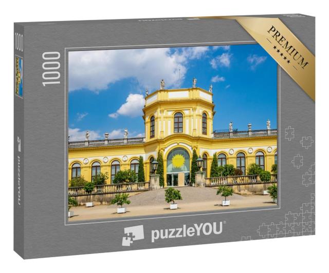 Puzzle 1000 Teile „Orangerie im Park Karlsaue in Kassel, Deutschland“