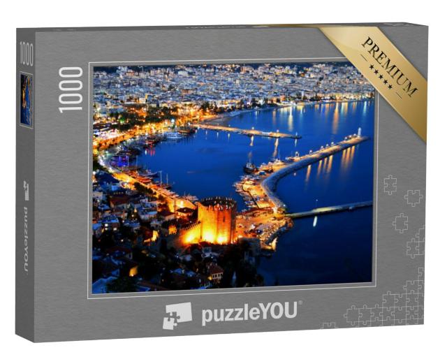 Puzzel 1000 stukjes „Alanya, Turkse Rivièra bij nacht“