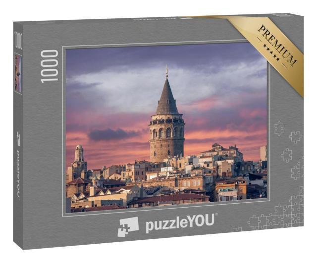Puzzle 100 Teile „Galata-Turm in Istanbul“